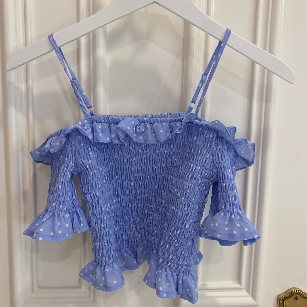 off the shoulder crop top